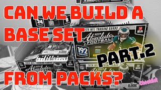 0.2 2024 Panini Absolute Football - Full Retail Box Rip | Base Set Collection Round 2