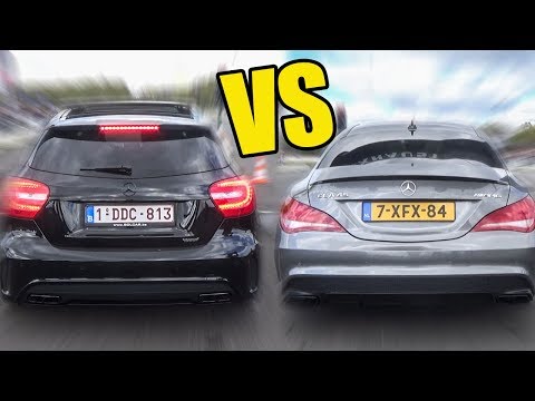 Mercedes CLA 45 AMG Vs A45 AMG Vs C63 AMG - DRAG RACE!