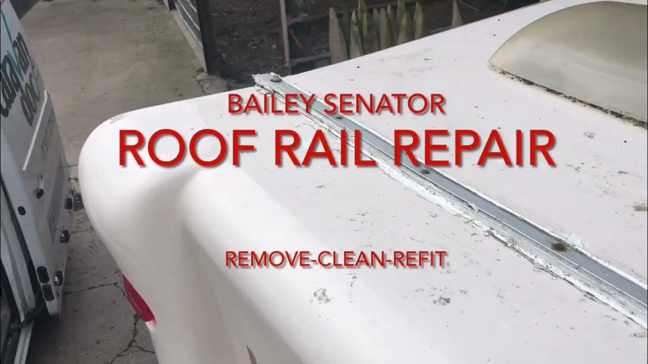Caravan roof rail repair, it’s been leaking like a !!!!! YouTube