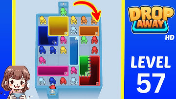 Drop Away Level 57 Solution Walkthrough