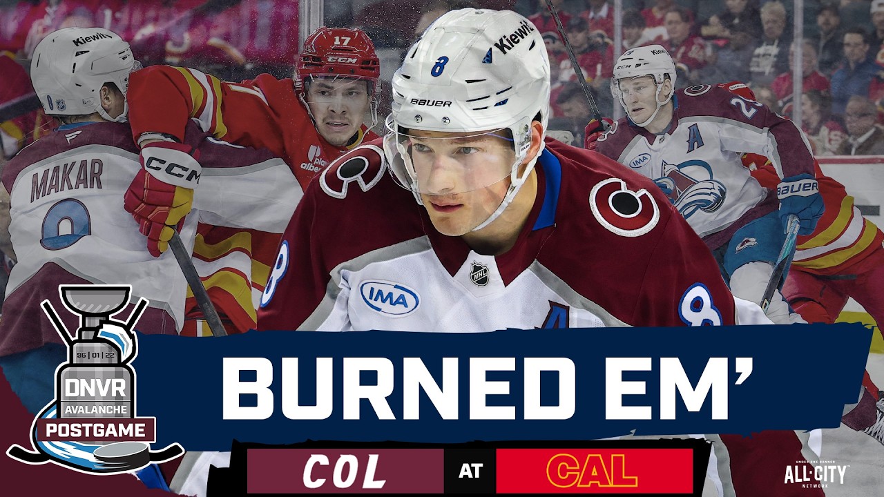 Makar and the Avalanche defense lead the way over Calgary Flames | DNVR Avalanche Postgame Show