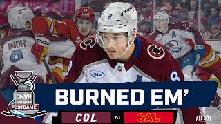 Makar and the Avalanche defense lead the way over Calgary Flames | DNVR Avalanche Postgame Show