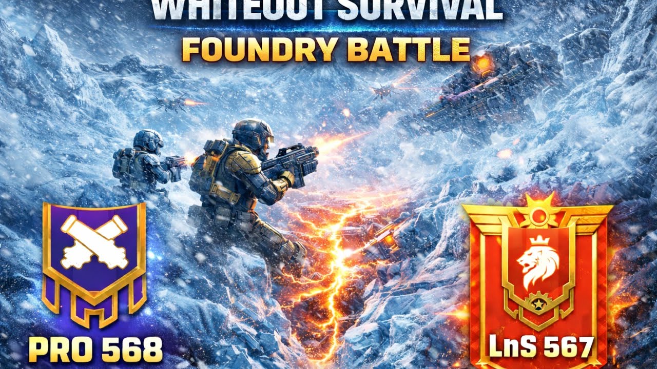 WOS 🔥 FOUNDRY BATTLE – LnS DOMINATION  VS PRO 🔥