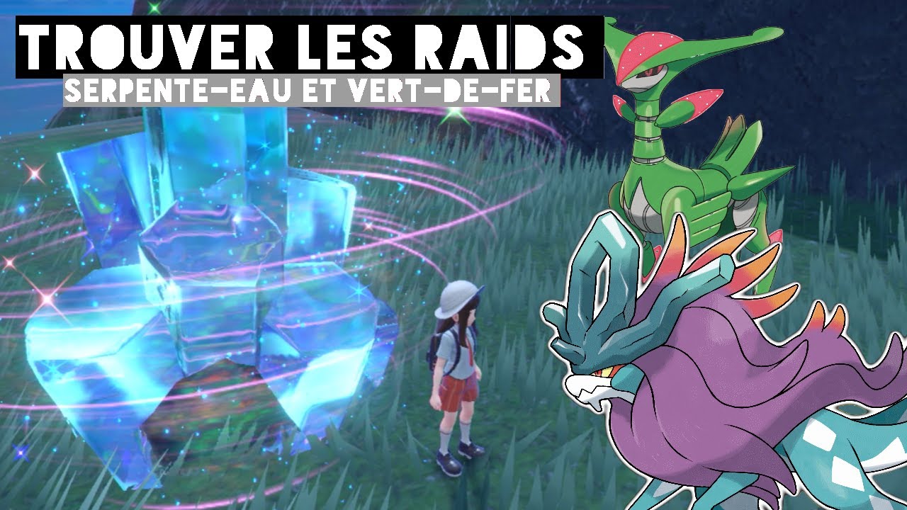 Comment trouver facilement les Raids SerpenteEau et VertdeFer Pokémon Ecarlate