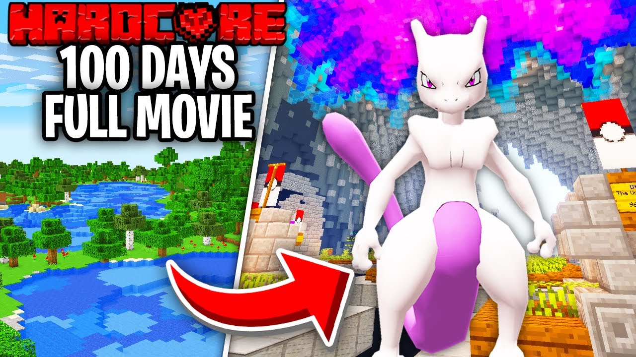 I Survived 100 Days in Minecraft Pixelmon!