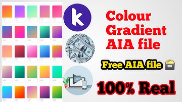 HOW TO USE COLOUR GRADIENT IN KODULAR | Color gradient aia file | Kodular Aia file 2022