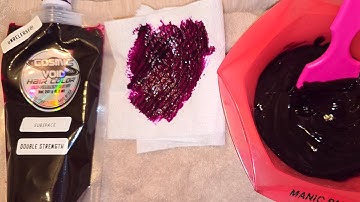 Dyeing my hair with Cosmic Void- Subspace 💜🩷👽