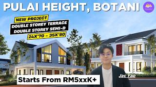 【Pulai Height @ Botani, Ipoh】New Landed House in Botani｜2 Storey Terrace｜2 Storey Semi-D｜