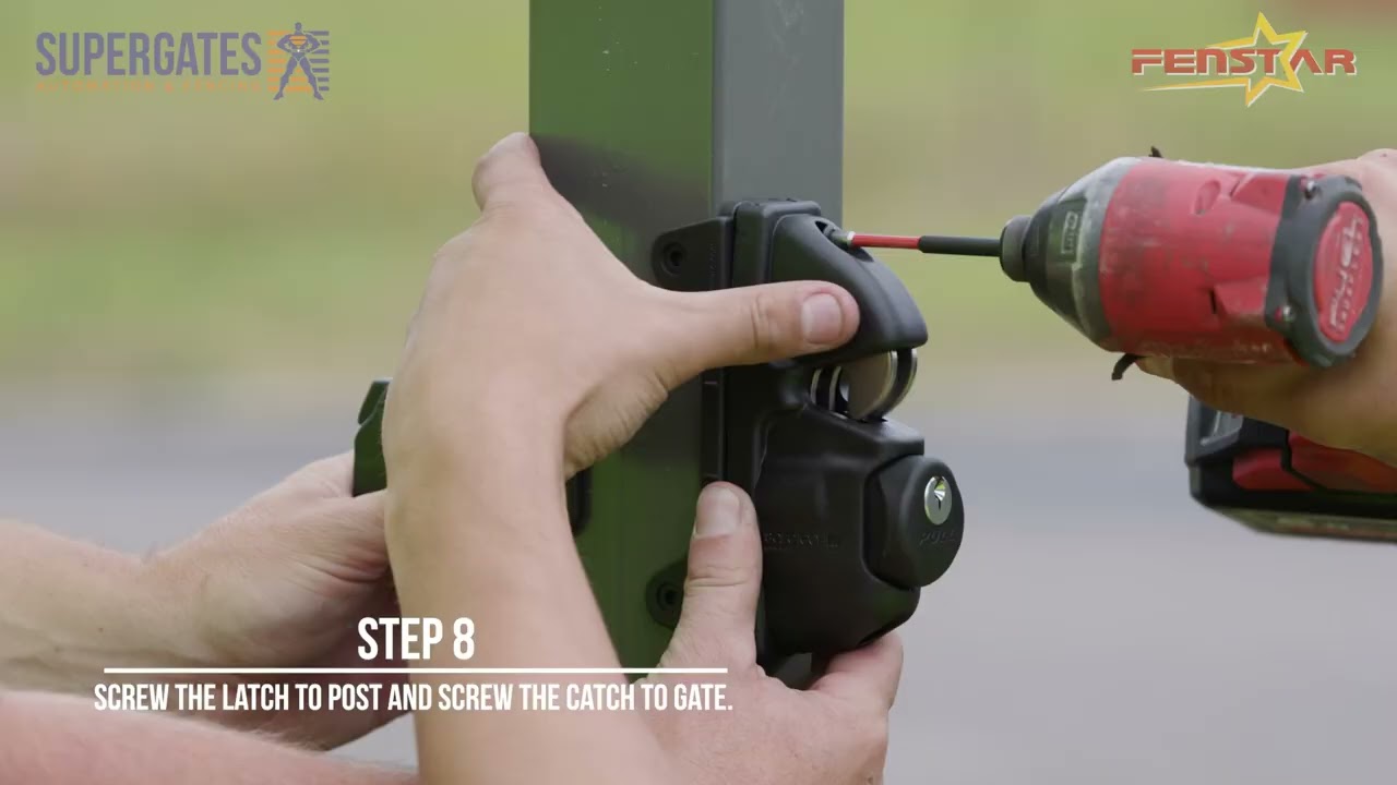 How to Install a Fenstar Aluminum Slat Pedestrian Swing Gate