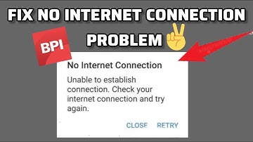 Fix BPI App "No Internet Connection" Problem || TECH SOLUTIONS BAR