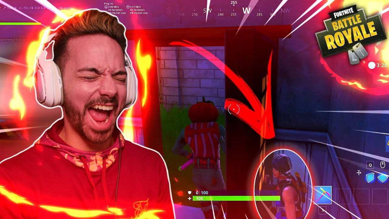 ESCONDE-ESCONDE NO FORTNITE #4 COM 10 INSCRITOS !