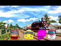 Ayo Kita Bermain Tebak Gambar Kereta Api CC203,Kereta KRL,Kereta Titipo,Go Buster,CC206, let's go
