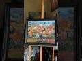 Colorful painting. Oil + oil pastels + wax paints. #art #painting #oilpainting