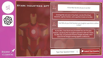 Superhero Character Conversation Experience Using ChatGPT! Articulate Storyline 360 Project Demo 🚀