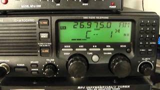 IC-M700PRO CB radio channel 2 a Insane CB´er on air look like Ugly Americans, Callie Maggotbone