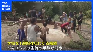 パキスタン　熱波で最高気温が50℃に　夏休みを前に学校は1週間休校に｜TBS NEWS DIG