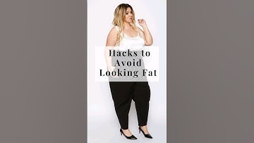 Hacks to Avoid Looking Fat | What not to wear to look awesome 😎 #fashion #shorts #viral