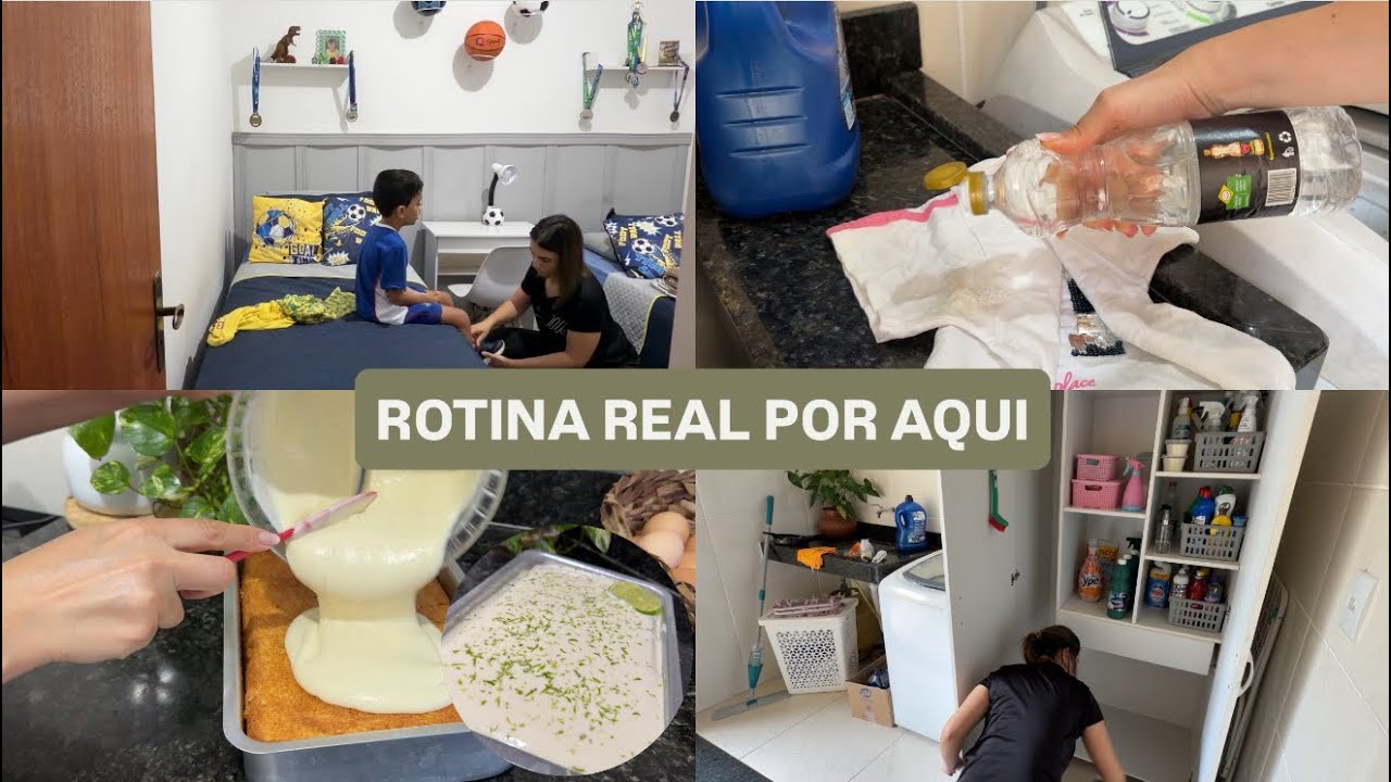 Arrumando as crianças| Dica útil | faxina na lavanderia | bolo de limão perfeito | LAÍS VELOSO