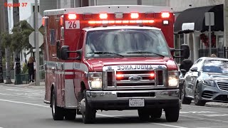 AMR & San Diego Fire Responding (Compilation 18)