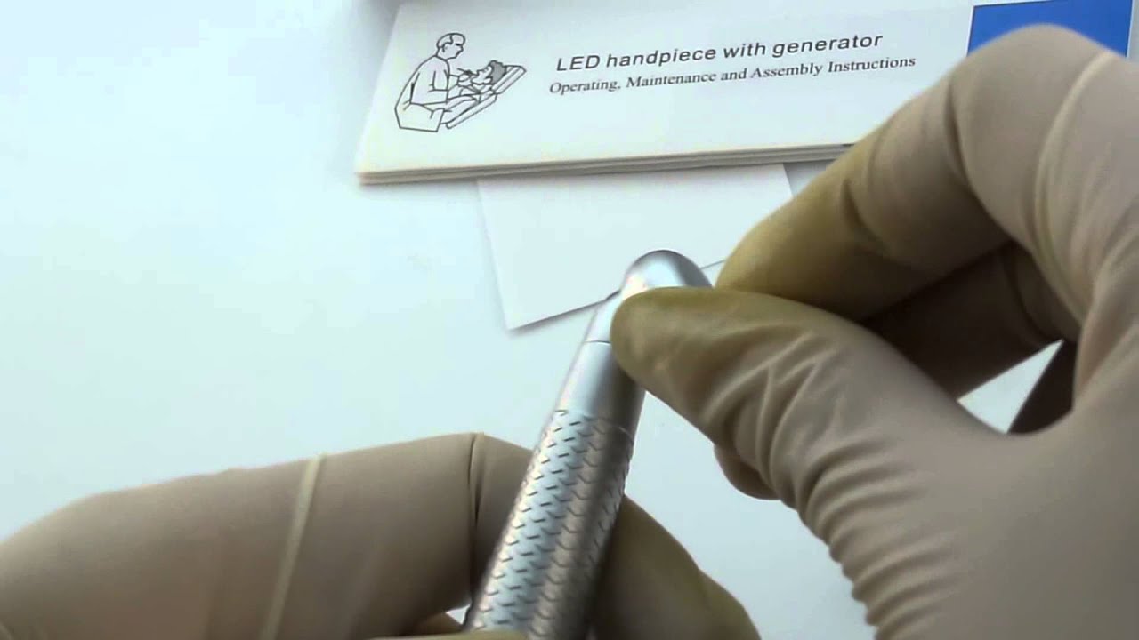 handstück zahnmedizin E-GENERATOR INTEGRATED 45 GRAD SELF-LED LEUCHTET STANDARD-HANDSTÜCK