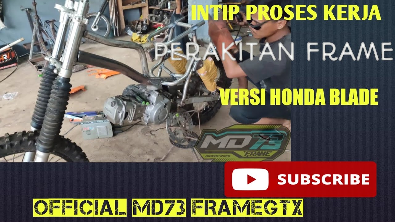 Perakitan Module Frame INTIP || PROSES PERAKITAN FRAME GTX || VERSI HONDA - YouTube