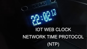 Lesson #11: Making a NTP (Neteork Time Protocol) world clock with ESP8266 and OLED using Arduino IDE