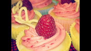 lemon raspberry cupcake