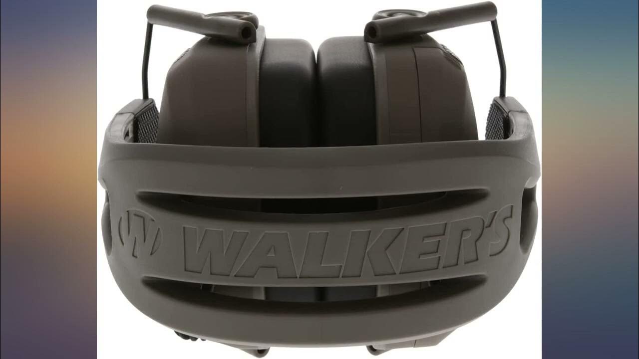 Walker's Razor TactiGrip Earmuffs review YouTube
