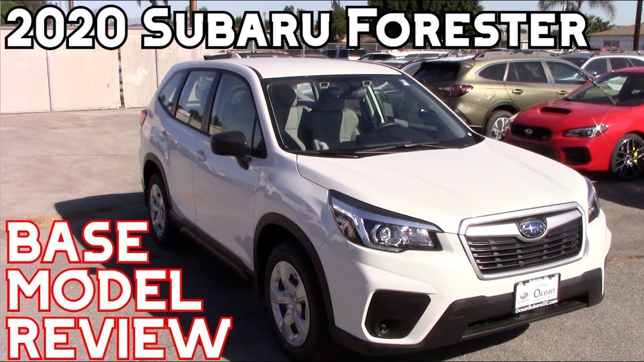2020 Subaru Forester Review Cargo Measurements Passenger Room Standard Features Test Drive