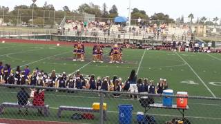 Armijo Indians JV Cheer Halftime 9/11/15