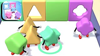 Shape Run ​- All Levels Gameplay Android,ios (Part 1) screenshot 3