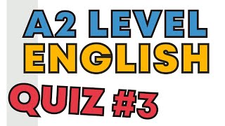 Can You Pass A2 Level Grammar? | Mixed Grammar Quiz