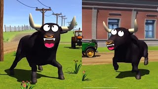 Canción del Pio Pio y el Pollito🎶🌈🐔💥🤩🐤 La Vaca lola🐄🤣😆🐂 El Tractor y el Toro🐄🐥