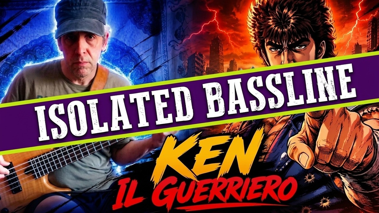 Hai mai ascoltato il basso di Ken il Guerriero? Incredibile!