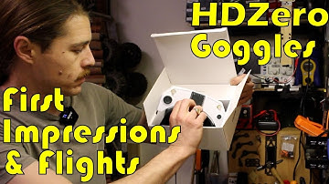 HDZero Goggles Unbox and First Impressions