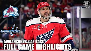 ALEX OVECHKIN'S 1,000TH CAREER GOAL 🚨 Avalanche vs. Capitals | Full Game Highlights | ESPN NHL