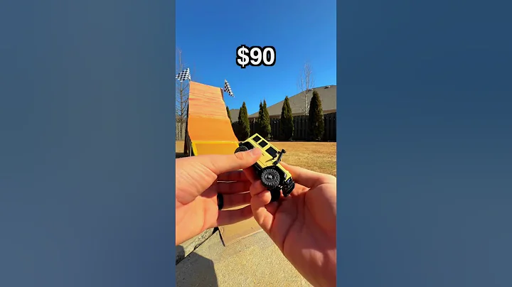 $10 vs $700 RC Uphill Ramp Test car power #car #challenge #viral