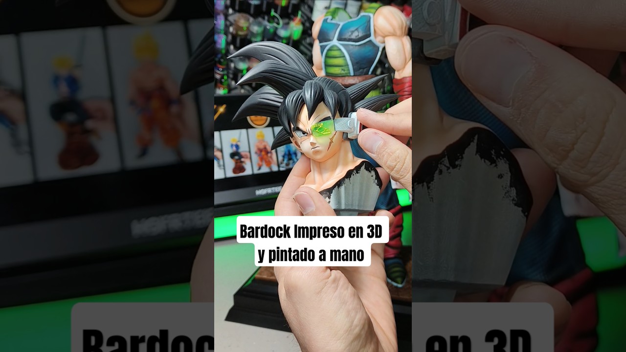🔥Bardock pintado a mano🖌️1 de las 10 figuras de la colección Gokuniverse Museum 
