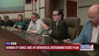 Norman City Council takes up controversial Entertainment District plans