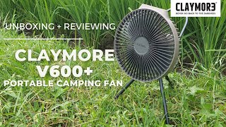 CLAYMORE FAN V600+ | KIPAS ANGIN OUTDOOR TERBAIK | PORTABLE FAN FOR CAMPING AND INDOOR | クレイモア