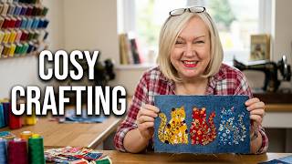 Why I Never Throw Away Stained Clothes (Visible Mending) Slow stitch catch up Sititchy Business #19