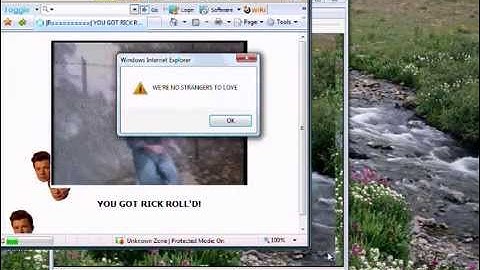 How to make a Rick roll VIRUS