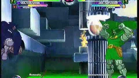 MvC2 Online (360): Brett (Cha/Mag/Doom) vs Anonymous Usar (Doom/Hood/Tron) 5 .:11.27.09:.