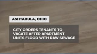 Ashtabula tenants displaced after units flood with raw sewage