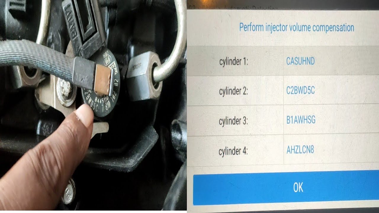 HOW TO Check Fuel Injectors Coding Numbers YouTube