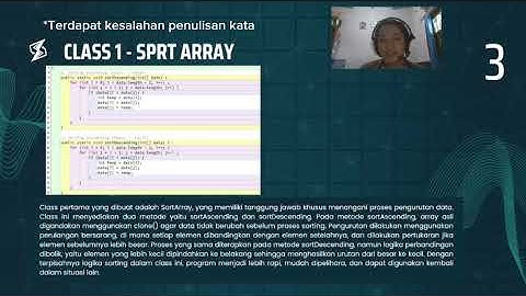 Pembuatan Sort JAVA Ascending dan Descending menggunakan BlueJ
