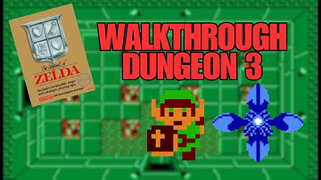 The Legend of Zelda NES (1986) - No Commentary - Third Dungeon - Part 3