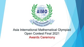 2021 AIMO Final Awards Ceremony