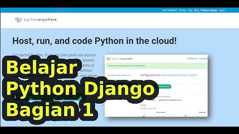 Belajar Python Django Bagian 1 (Membuat Virtual Server dan Web App)