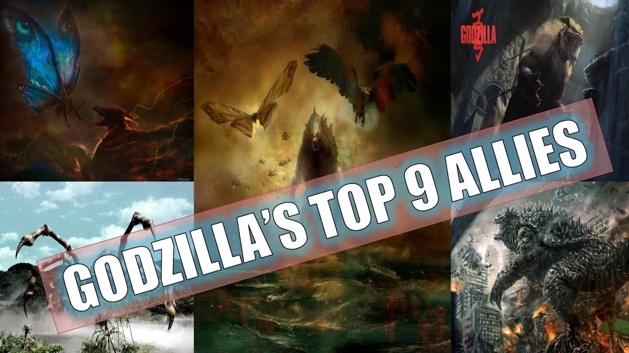 All Godzilla Rivals Godzilla Enemies And Allies